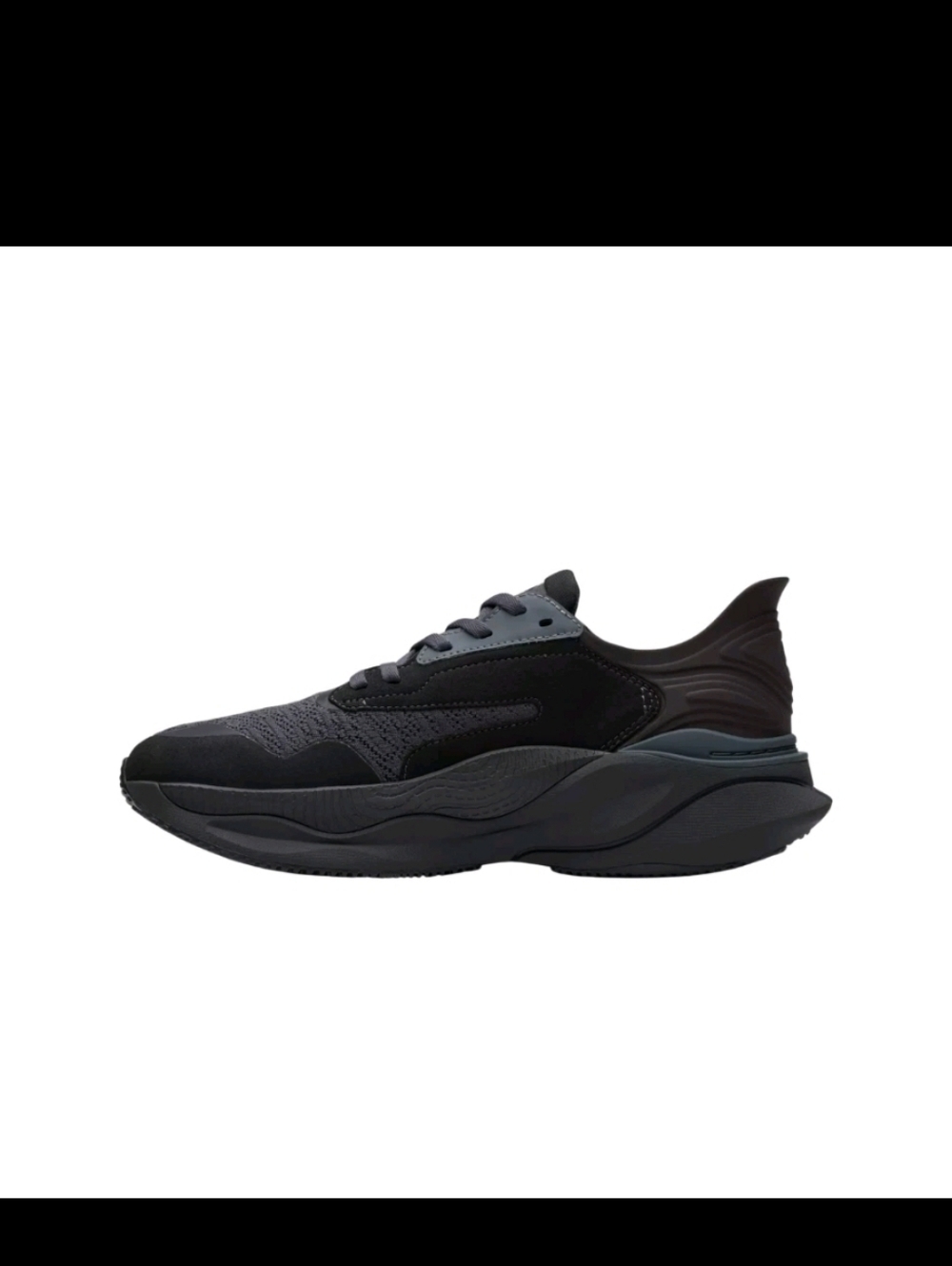 Clarks Pace Men's Podiatrist Approved Walking Shoes - Black - Picture 2 of 8